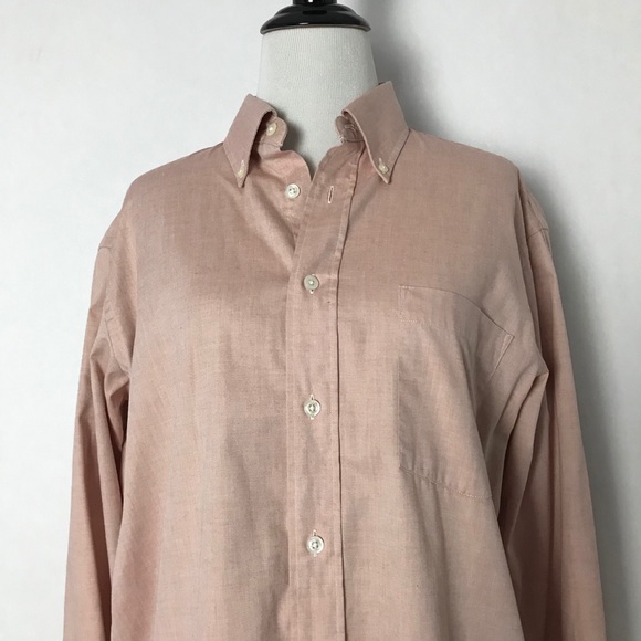 Christian Dior Red Size Neck 15.5 Men’s Button Down Long Sleeve Shirt - Picture 3 of 4